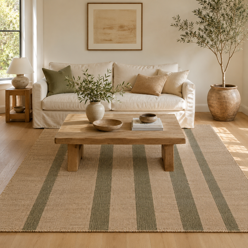 Jute-Cotton Rug 160×230