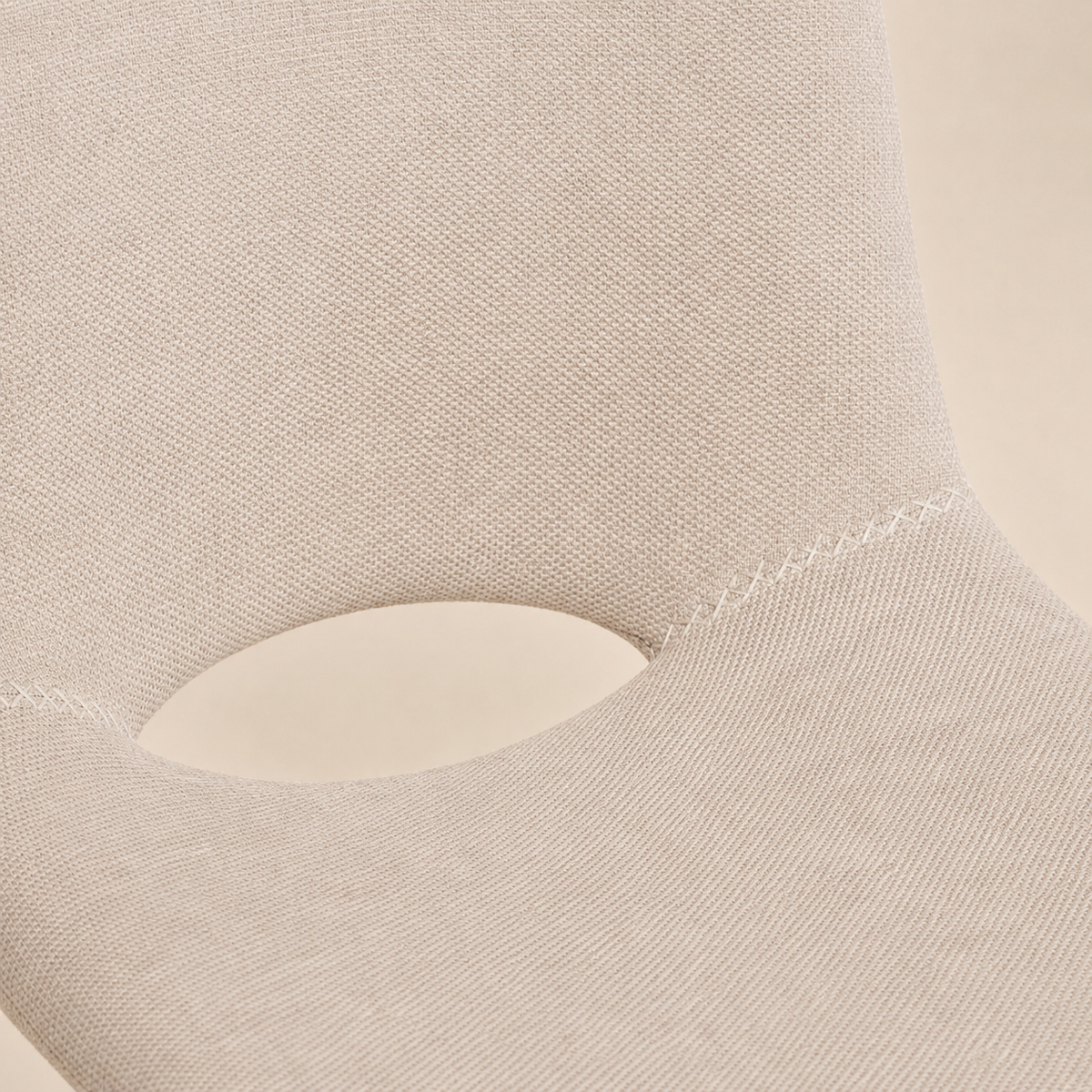 Upholstered high stool with backrest