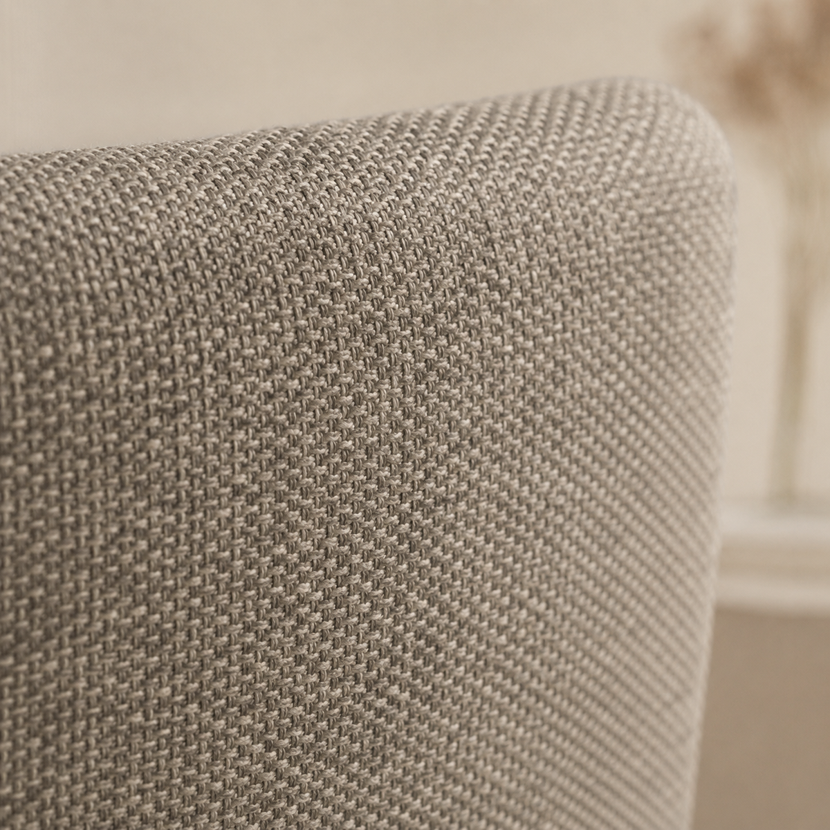 Upholstered high stool with backrest