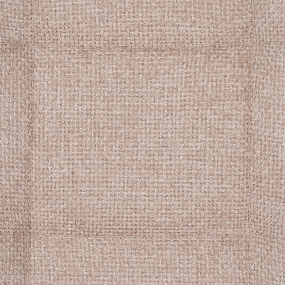 Silla de comedor tapizada, pata metálica