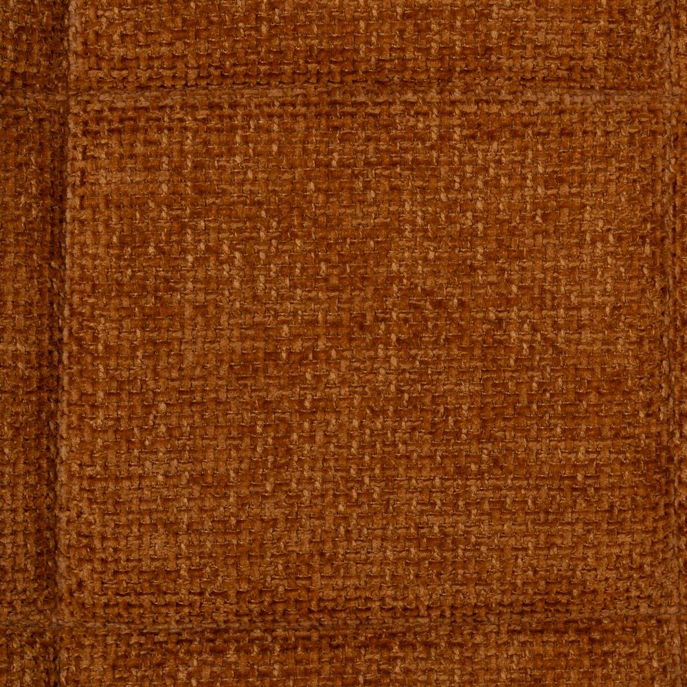 Silla de comedor tapizada, pata metálica