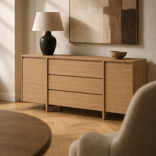 Cedar Sideboard 200 × 80 cm (2 doors + drawers)