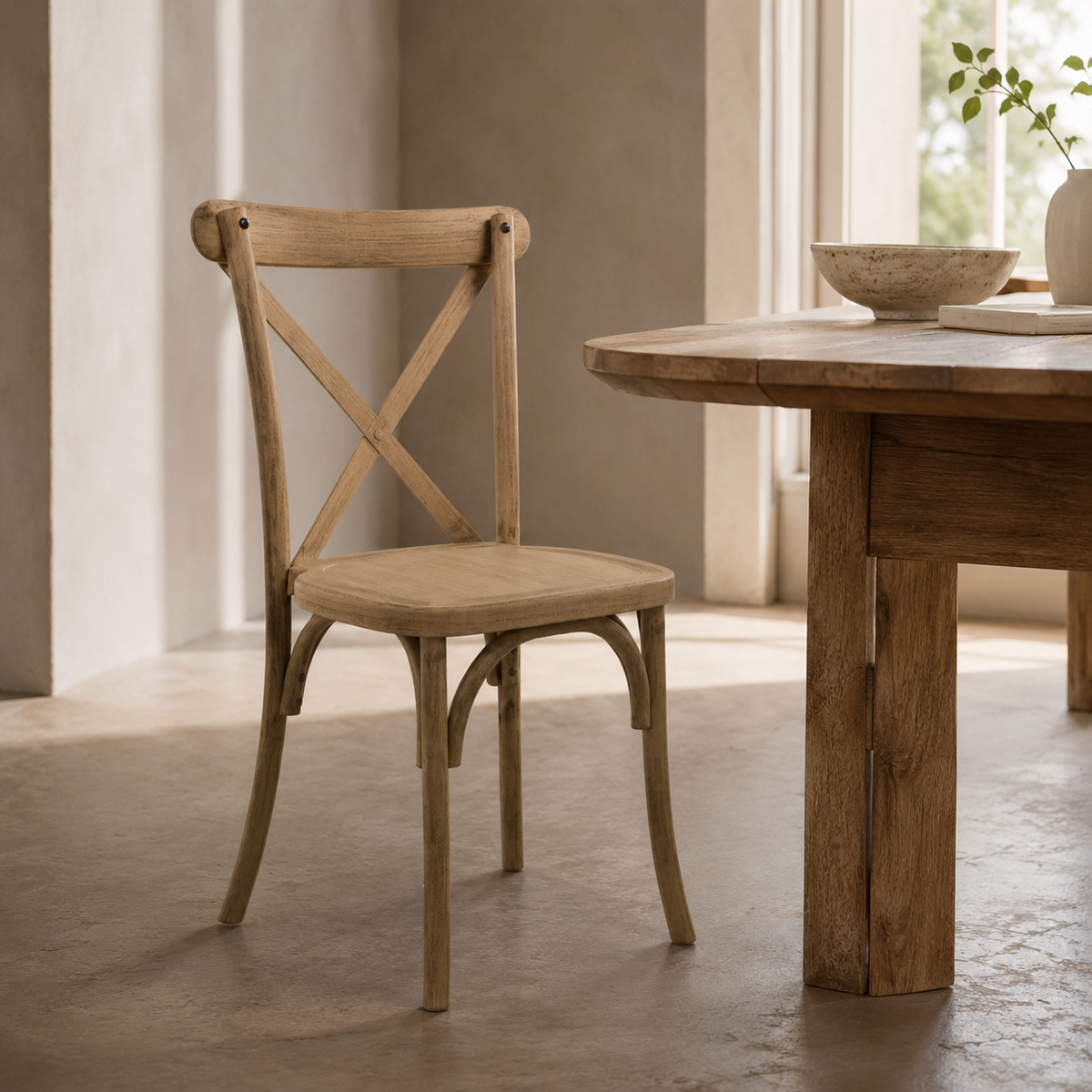 Silla de comedor de polipropileno