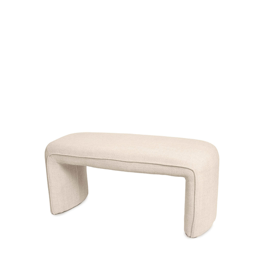 Banqueta tapizada, 100 cm