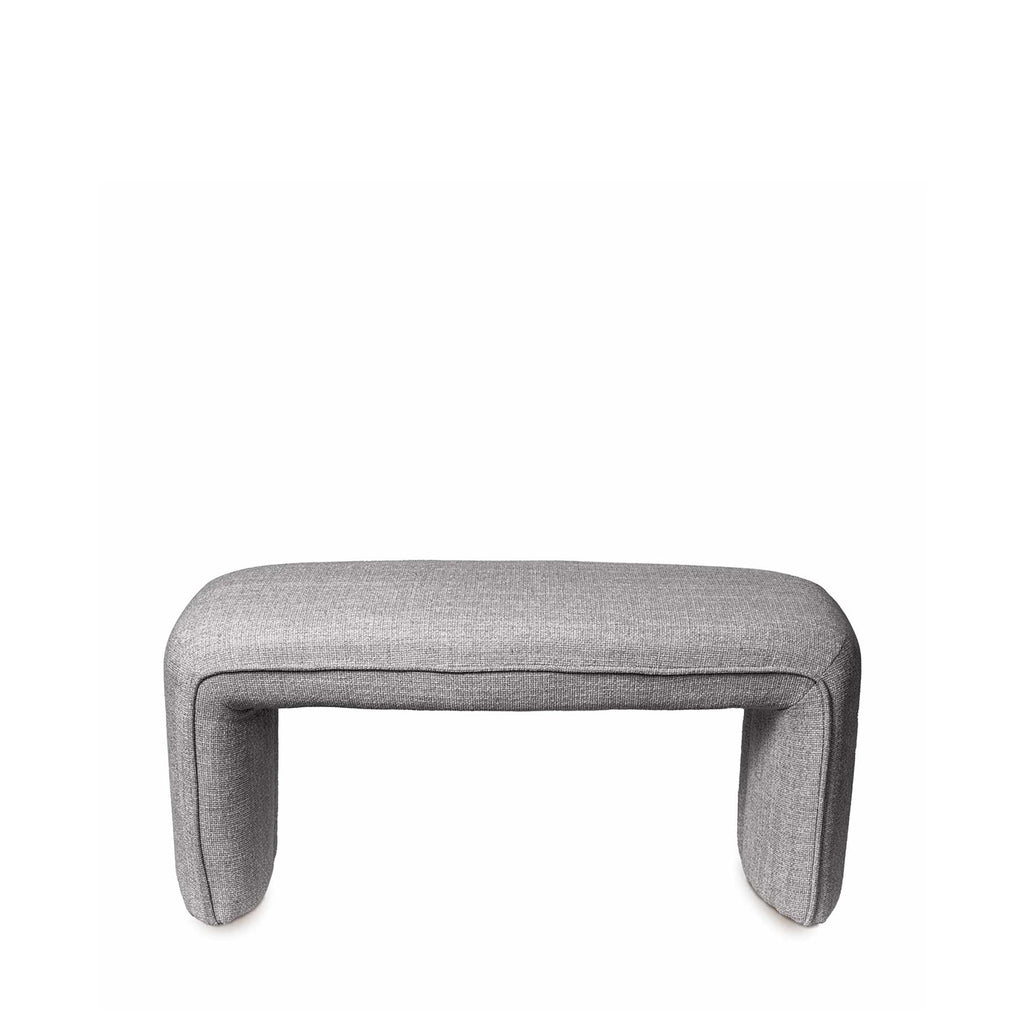 Banqueta tapizada, 100 cm
