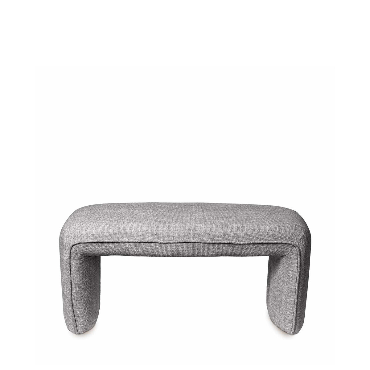 Banqueta tapizada, 100 cm