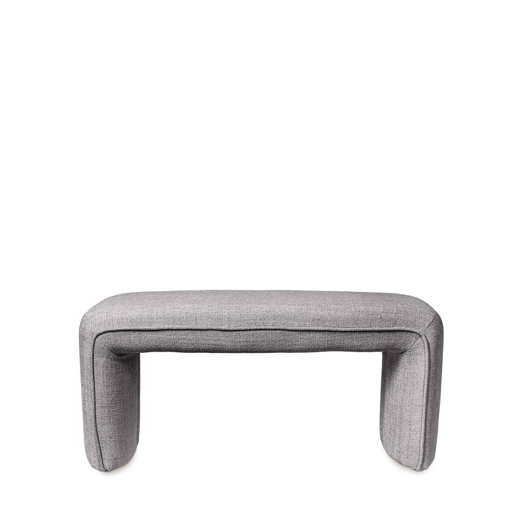 Banqueta tapizada, 100 cm