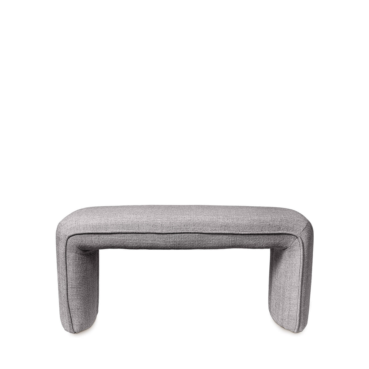 Banqueta tapizada, 100 cm
