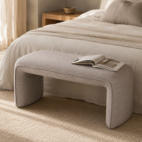 Upholstered bench, 100 cm