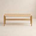 Banqueta Trena, ratán, 100 x 46 cm