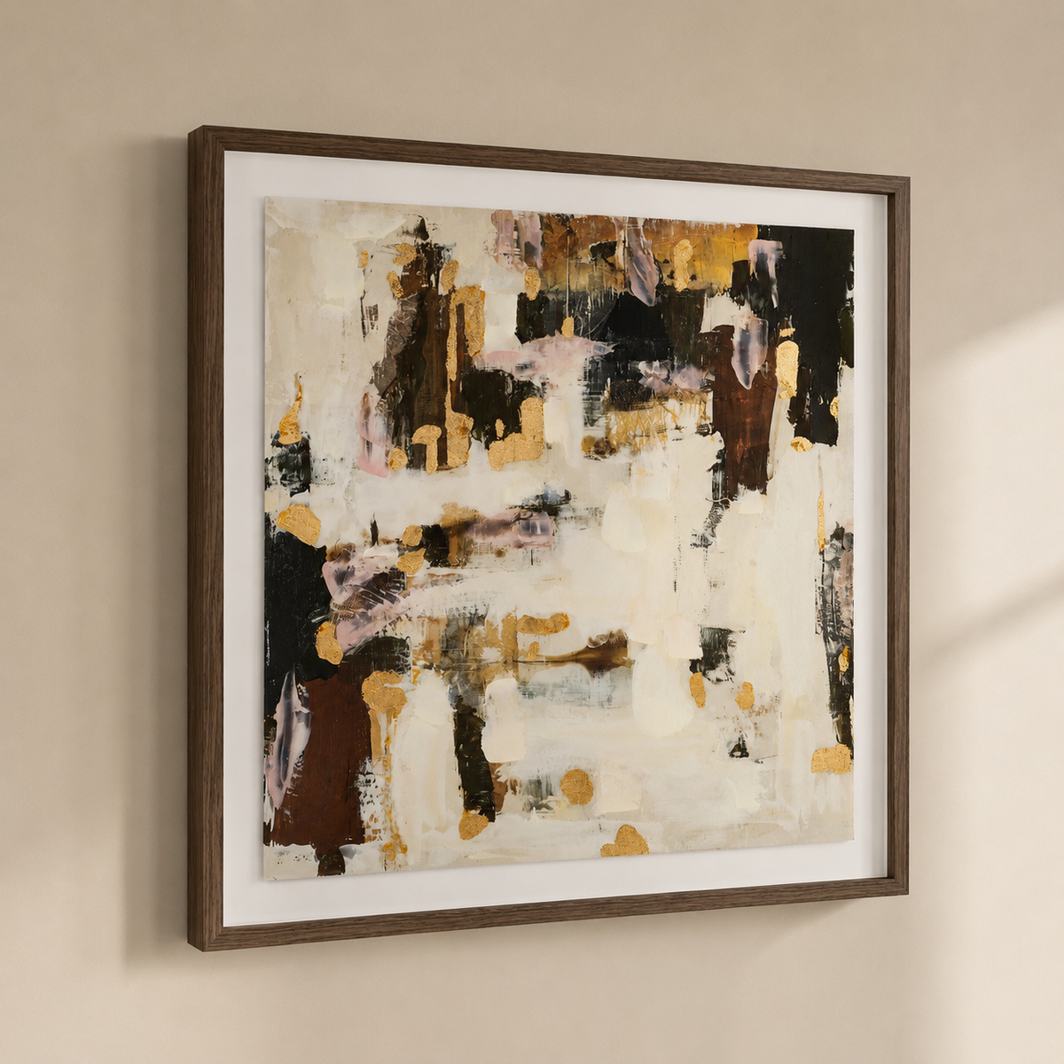 Cuadro abstracto, 104 × 104 cm