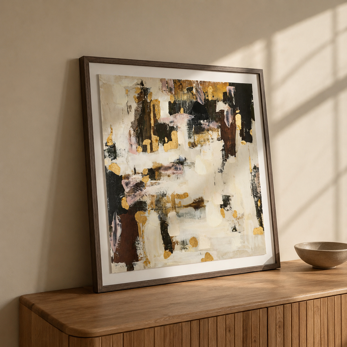 Cuadro abstracto, 104 × 104 cm