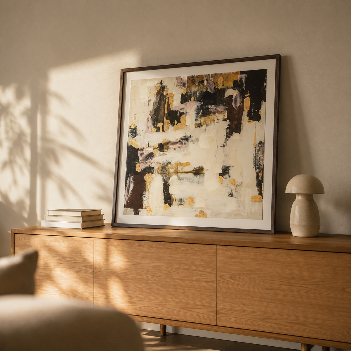 Cuadro abstracto, 104 × 104 cm