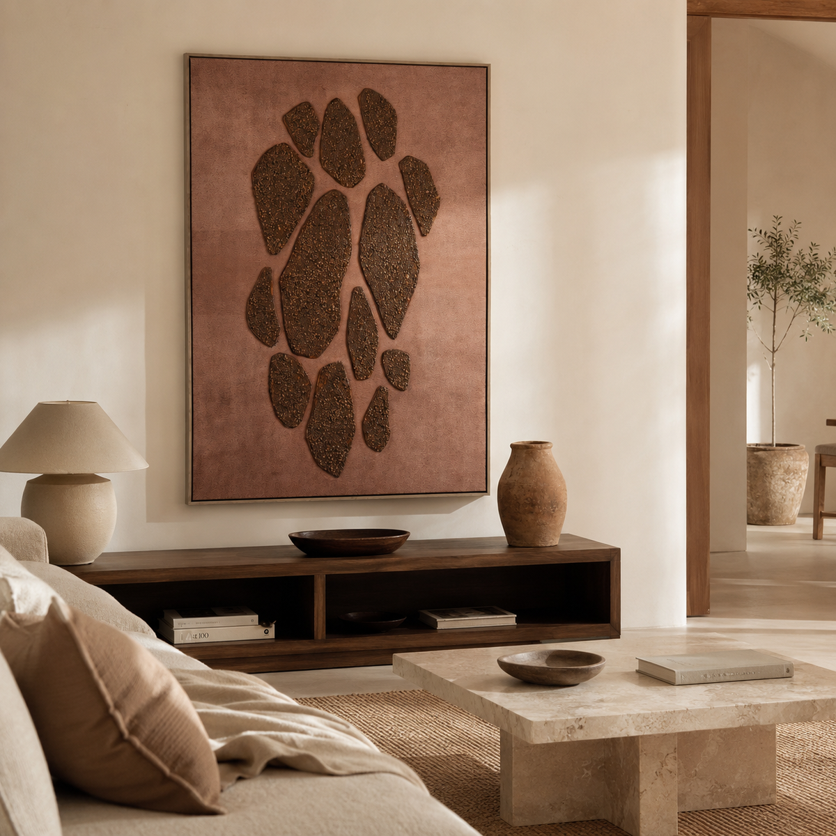 Cuadro abstracto, 100 × 140 cm