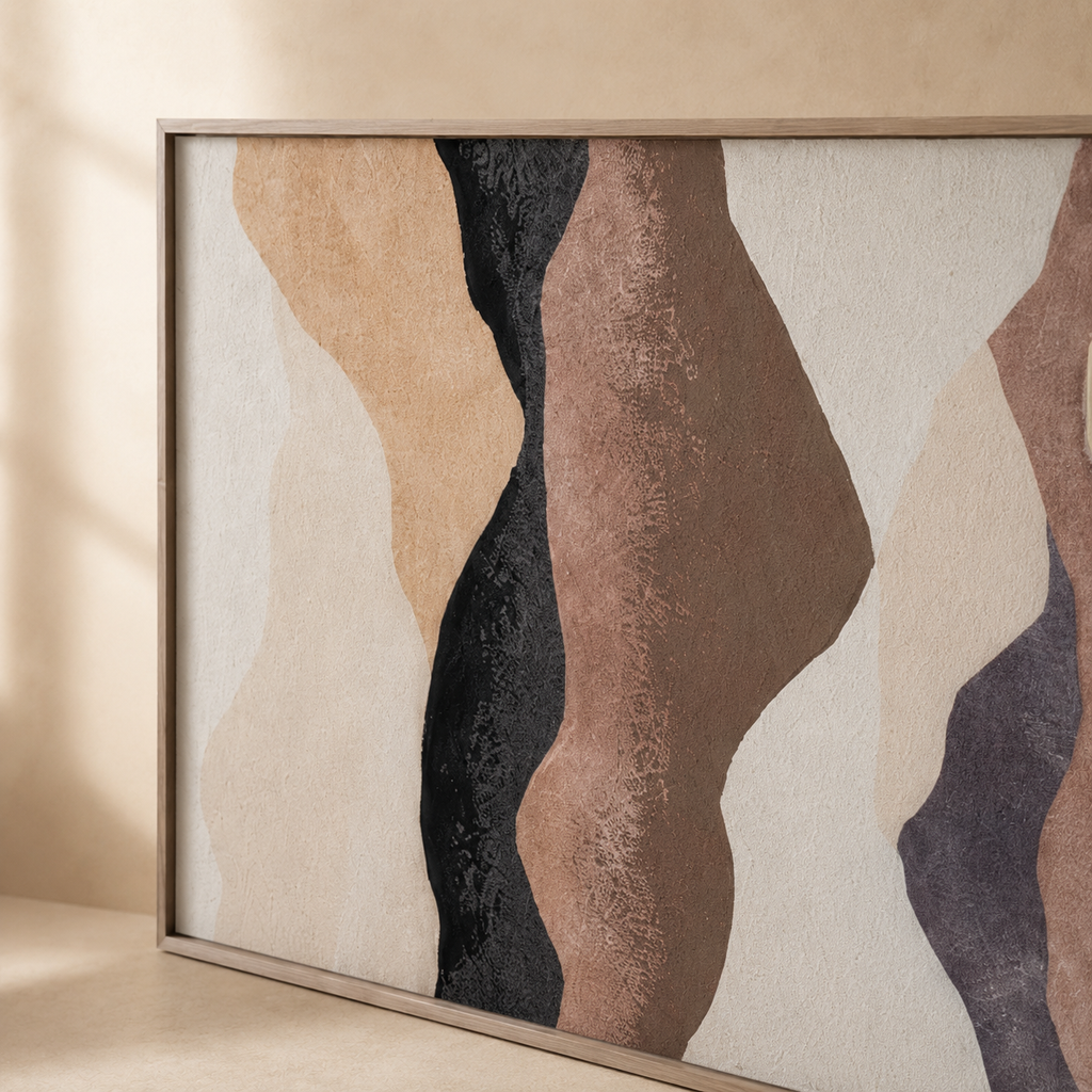 Abstract painting, 50 x 150 cm