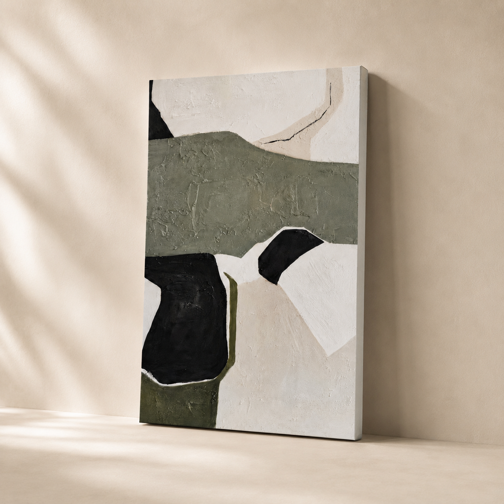 Cuadro Tena abstracto, lienzo, 80 × 120 cm