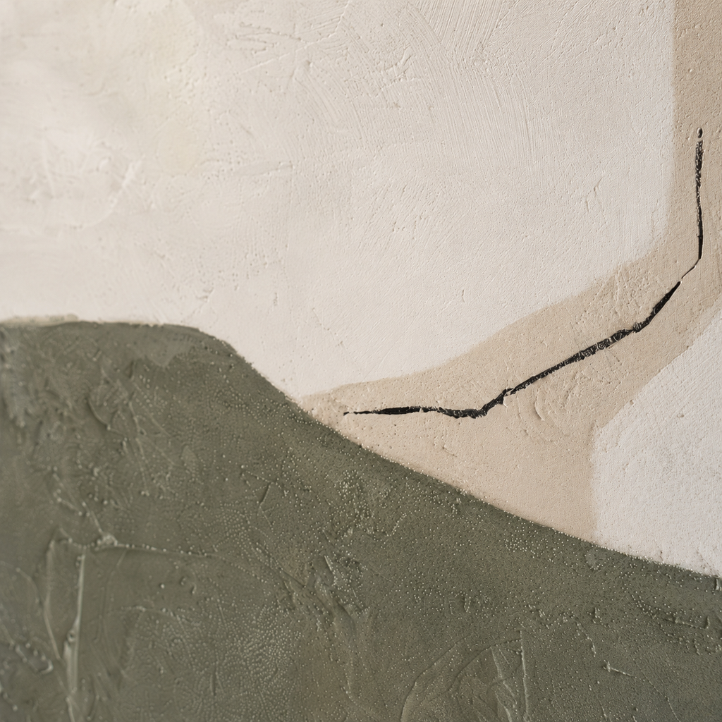 Cuadro Tena abstracto, lienzo, 80 × 120 cm