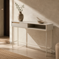 Consola Aira 1 cajón, madera, 120 × 75 cm