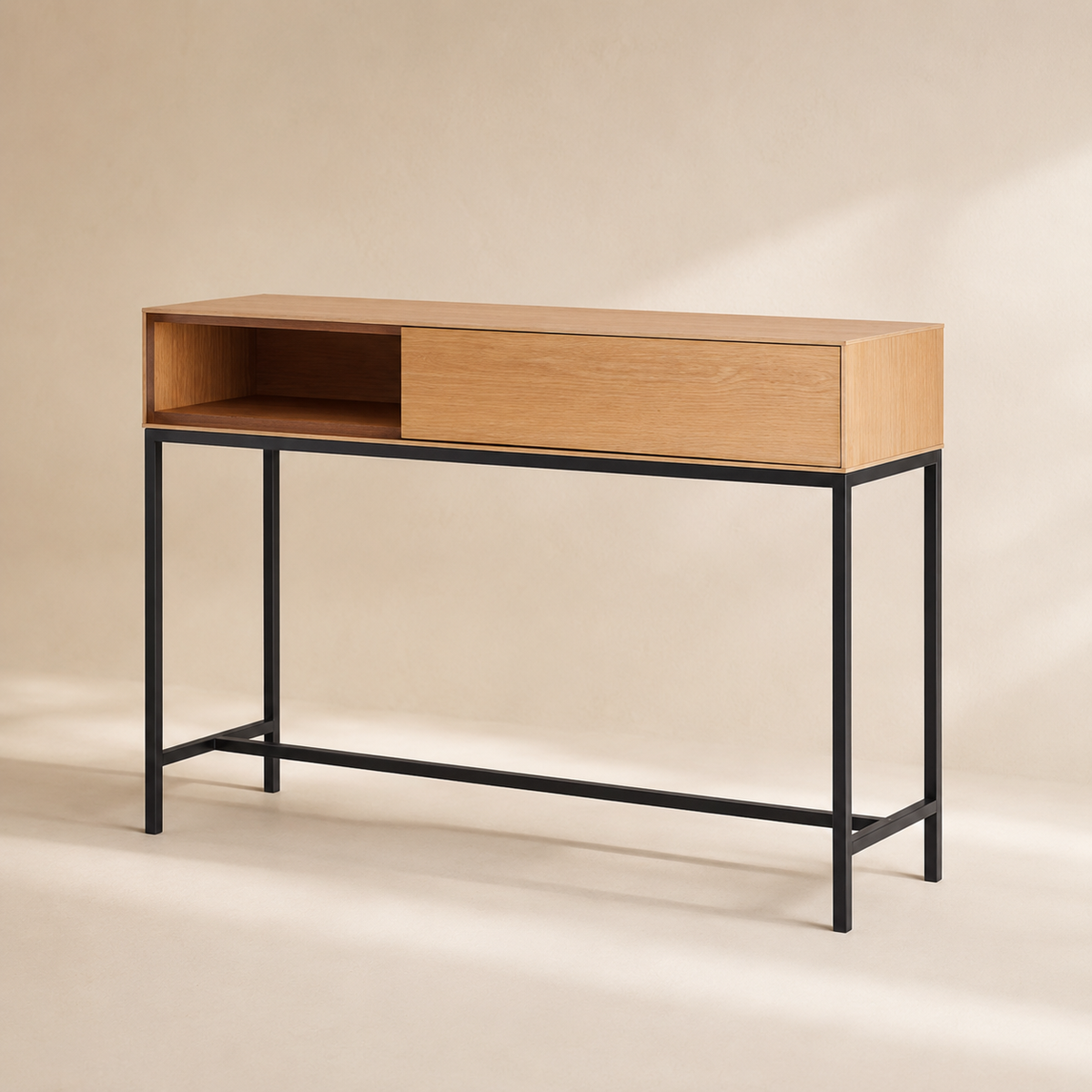 Consola Amanecer 100 cm 1 cajón + hueco