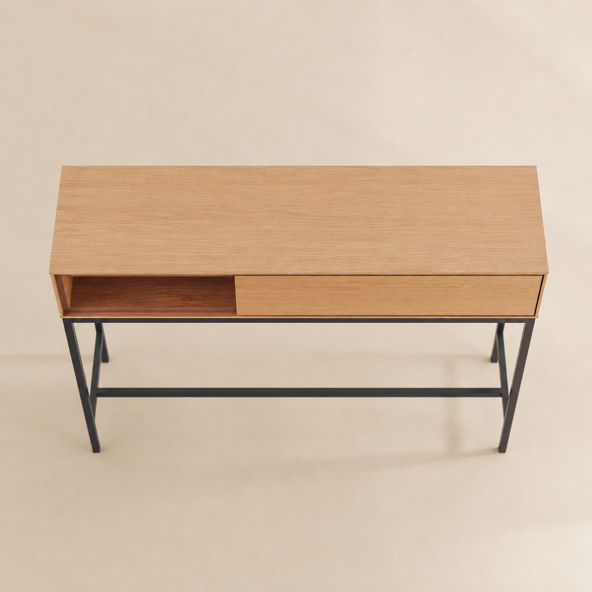 Dawn Console Table 100 cm 1 drawer + open compartment