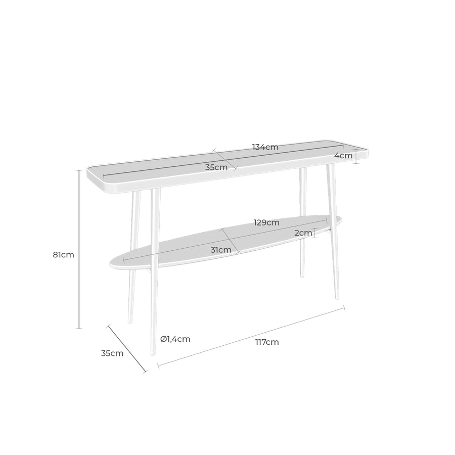 Console 135 cm