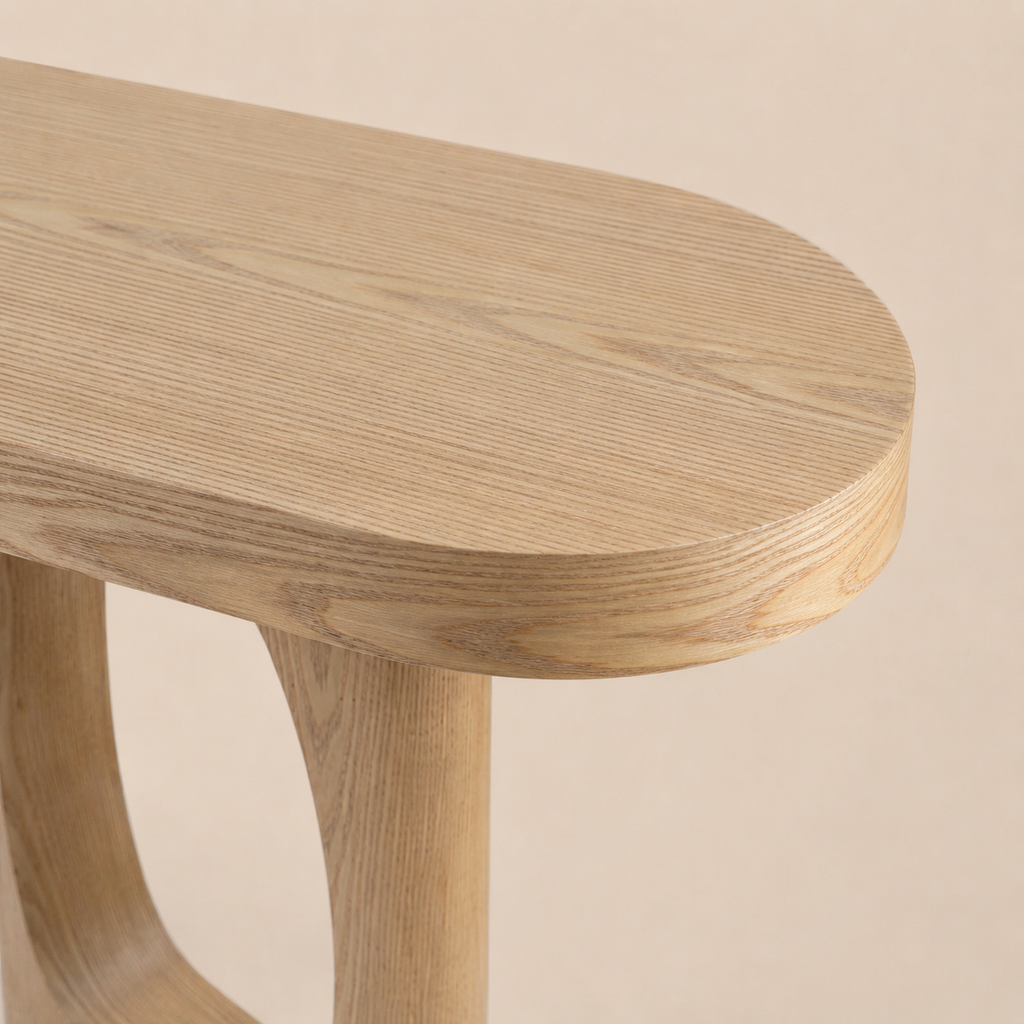 Consola 120 cm roble