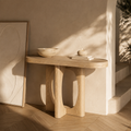 Consola Seda, 2 puertas, madera, 120 × 76 cm