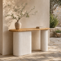 Consola Solma, madera, 150 × 82 cm