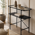 Black console 70 cm