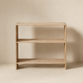 Consola Zaida 1 estante, madera, 85 × 85 cm