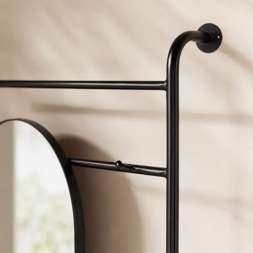 Arch metal mirror 80×200 cm