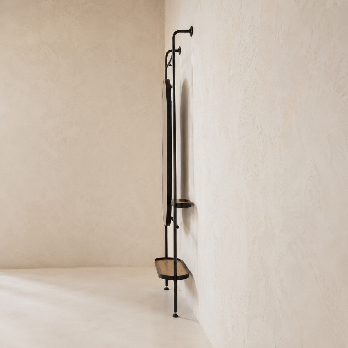 Arch metal mirror 80×200 cm