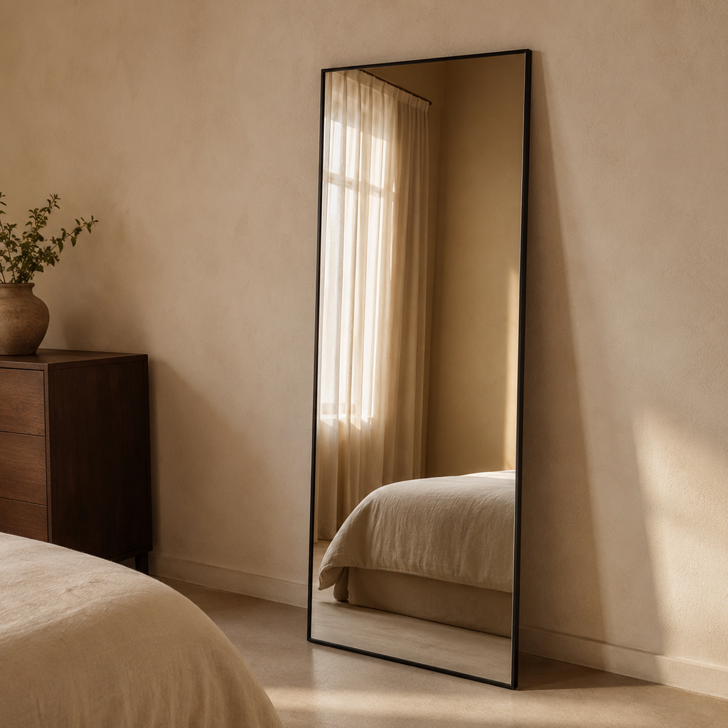 Espejo rectangular aluminio 60×160 cm