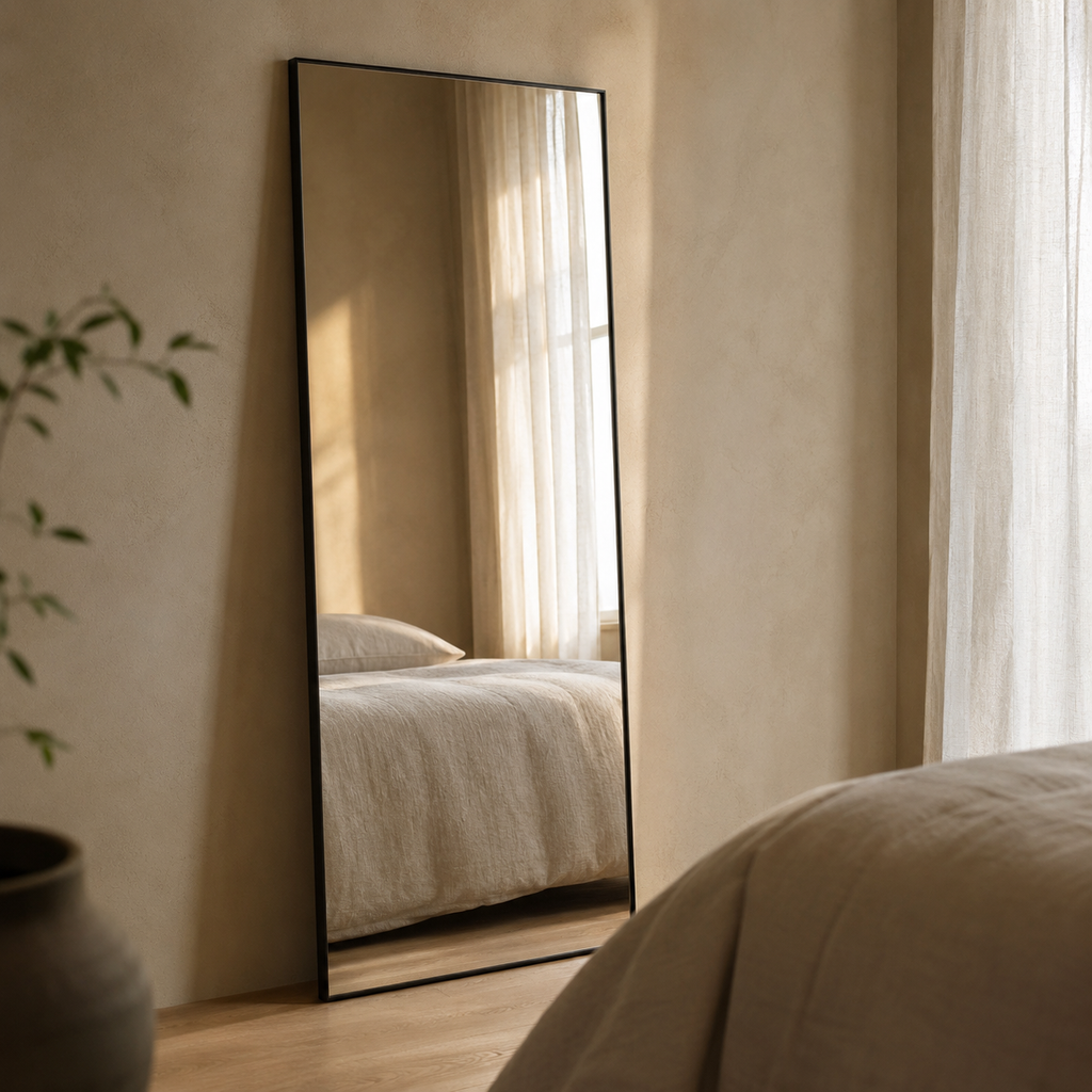 Espejo rectangular aluminio 60×160 cm