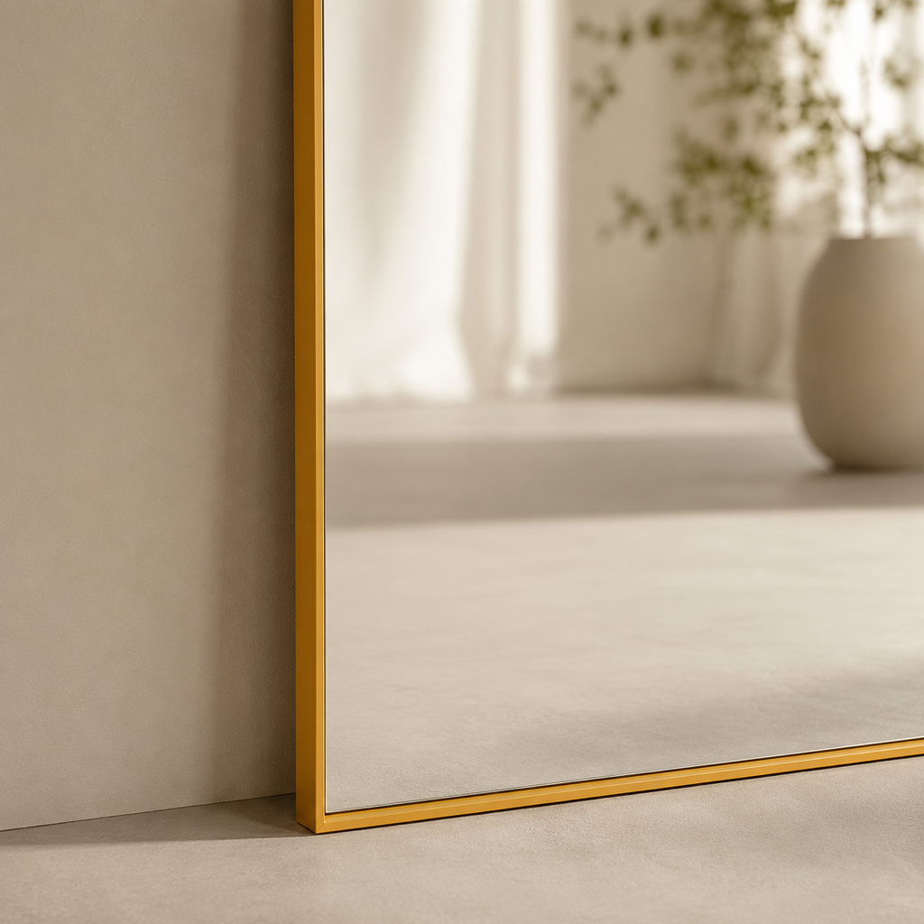Espejo rectangular aluminio 60×160 cm