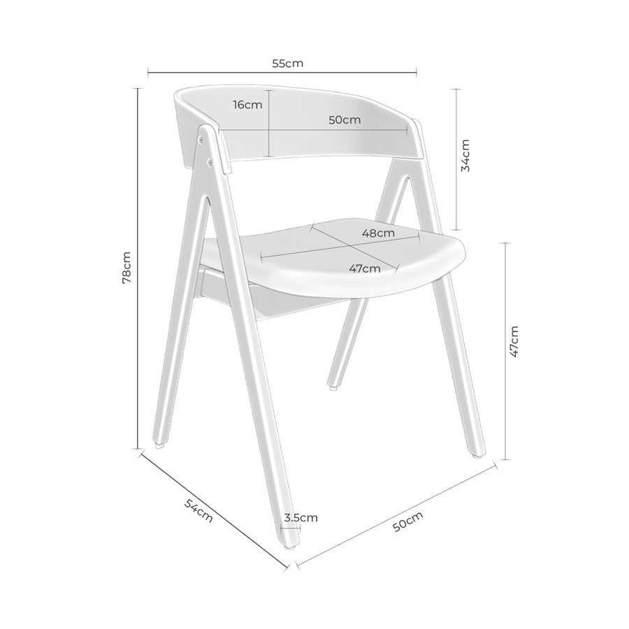 Silla Fresno, tapizada, patas de madera acabado nogal