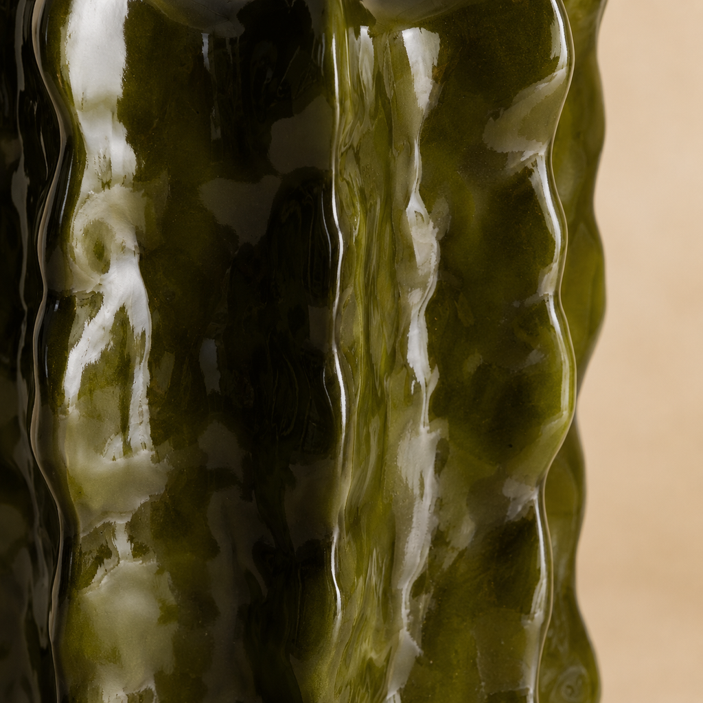 Green Sand Vase