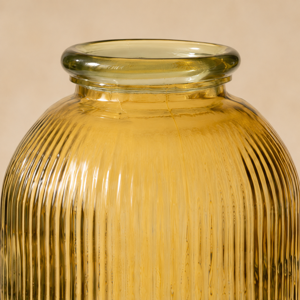 Jarrón Delta Amarillo