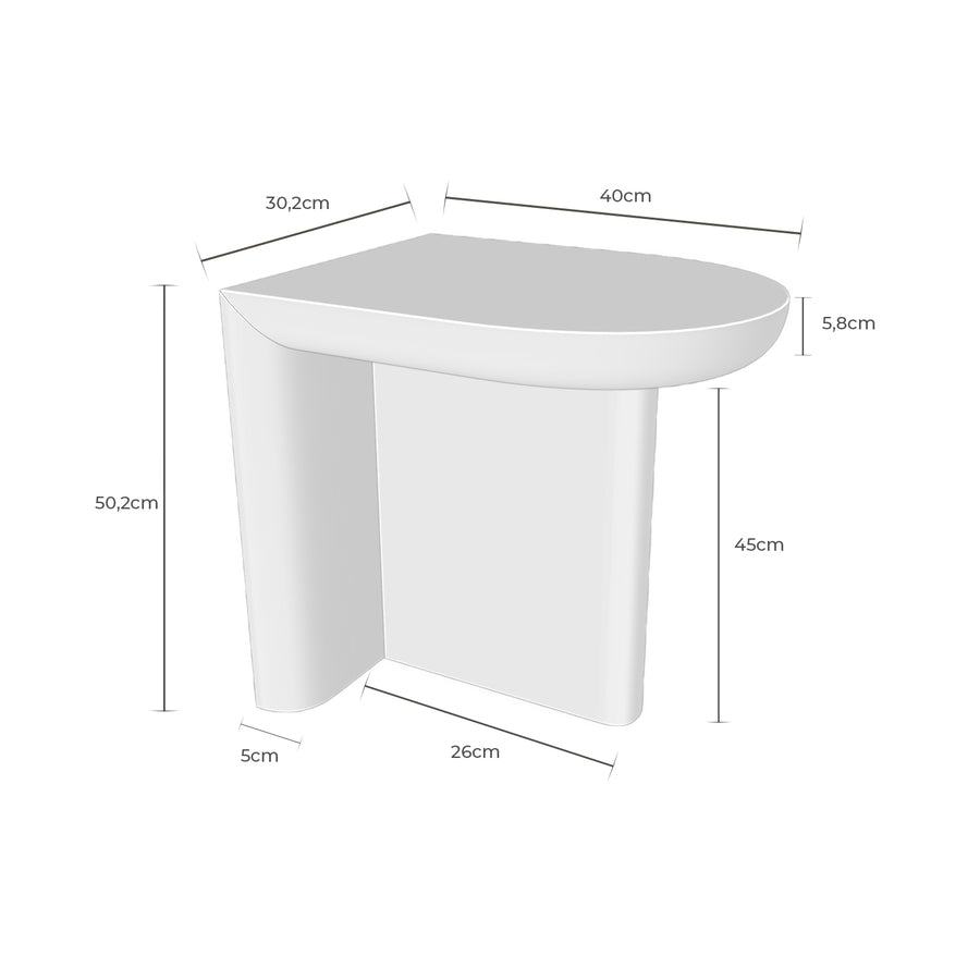 Mela Side Table 30×40 cm