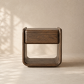 Mesita Mira 1 cajón, madera, 51 × 35 cm