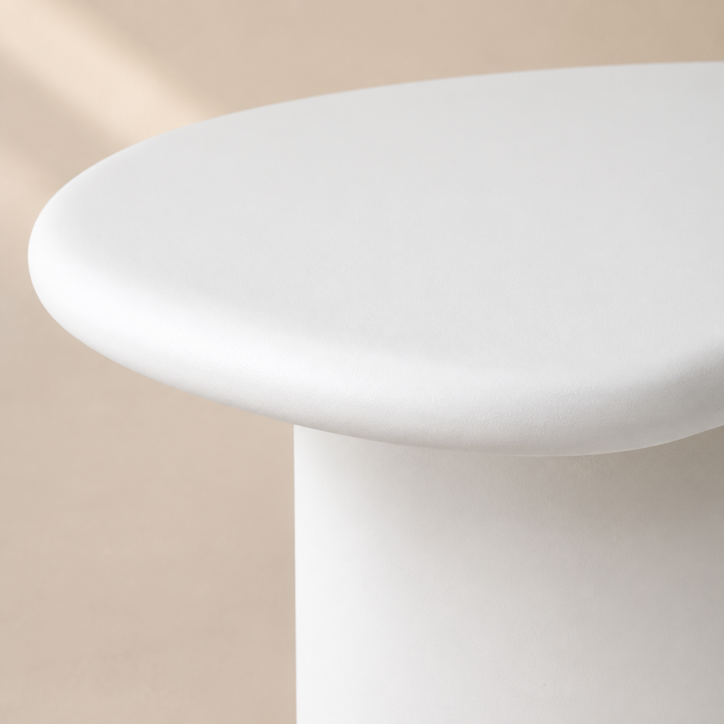 Mesa de centro rectangular de madera, 80 cm