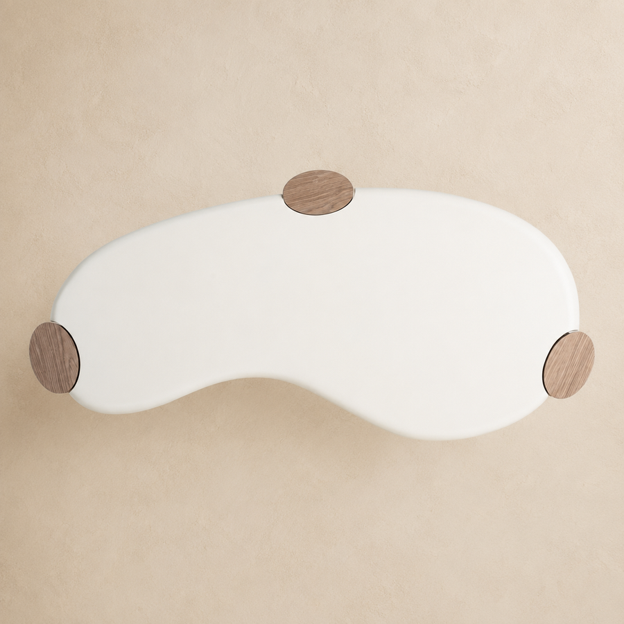 Mesa de centro rectangular lacada, 125 cm