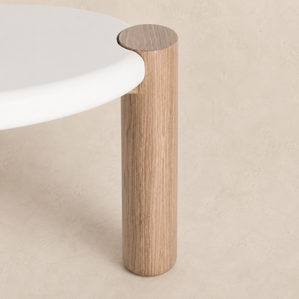 Mesa de centro rectangular lacada, 125 cm