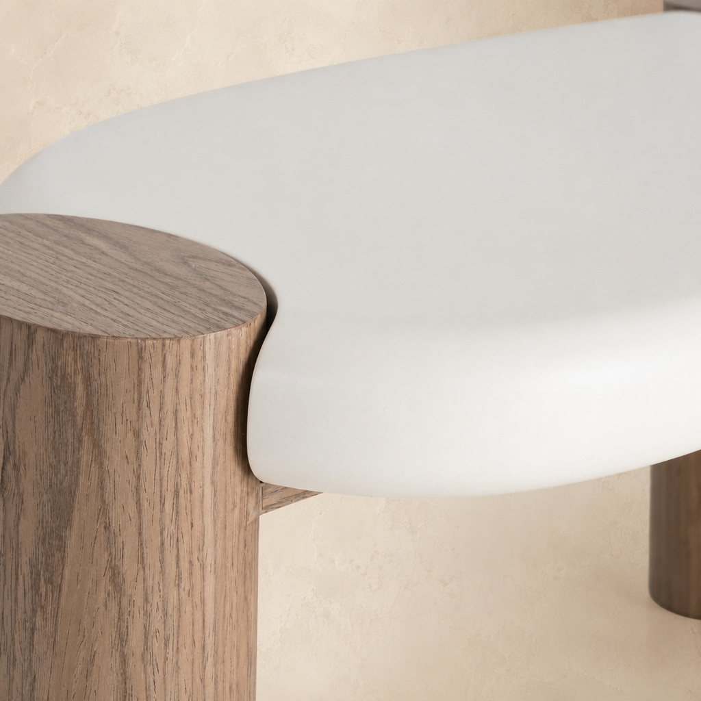 Mesa de centro rectangular lacada, 125 cm