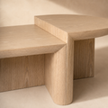 Mesa de centro Olivar, madera, 100 × 60 cm
