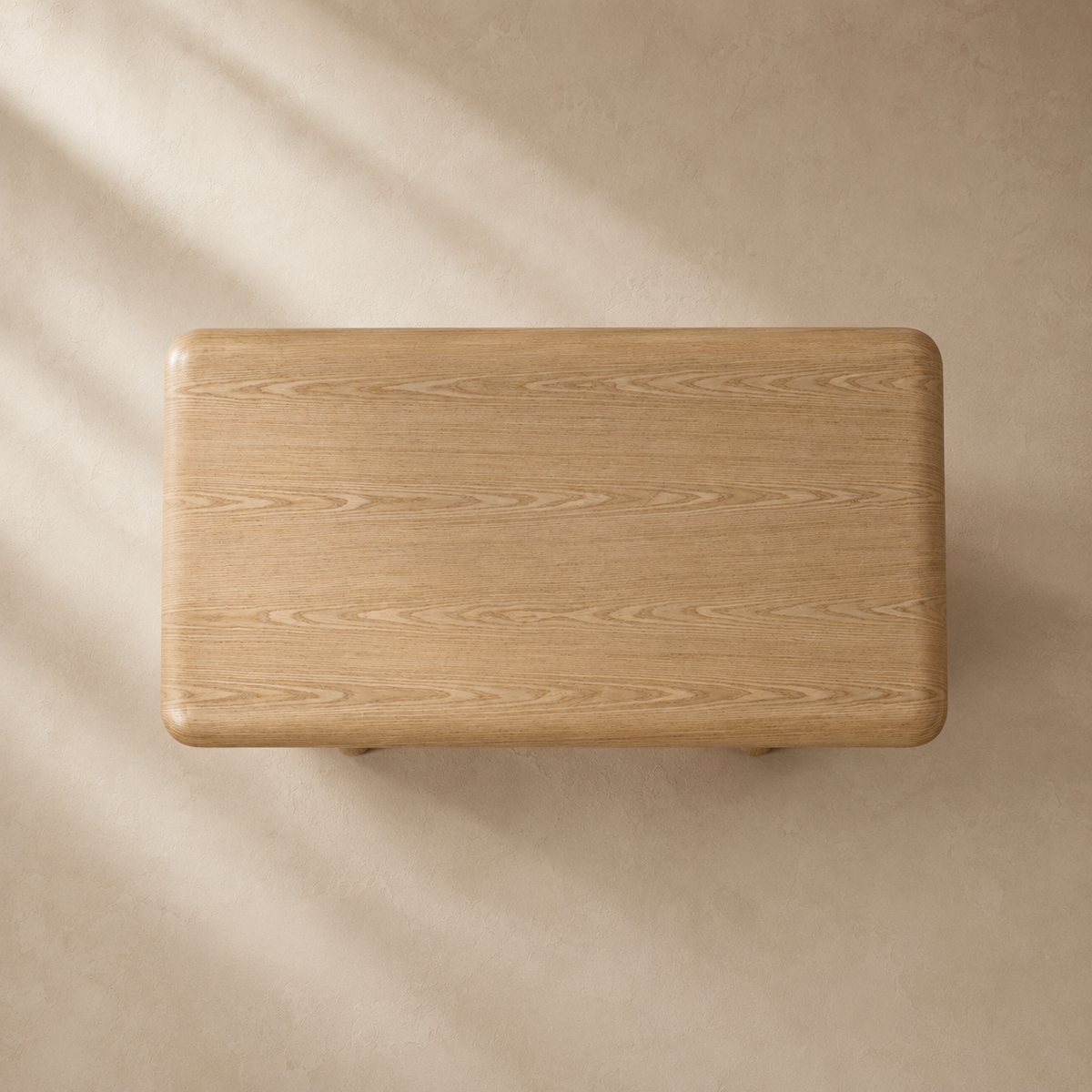 Mesa de centro rectangular de madera, 120 cm