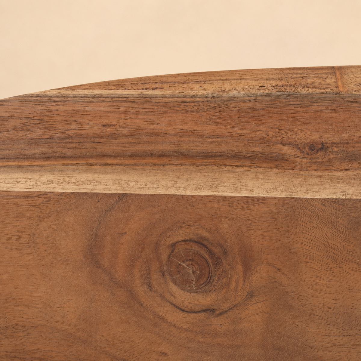 Set of 3 rectangular wooden coffee tables, 86 cm