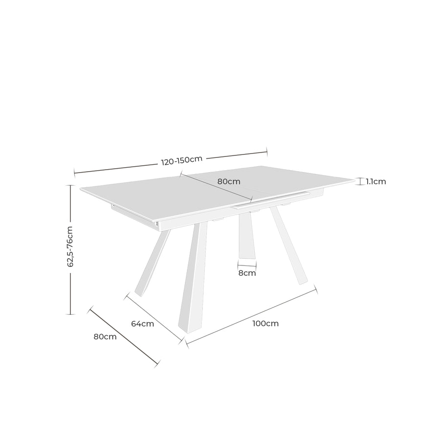 Caleo 120x80 Tables