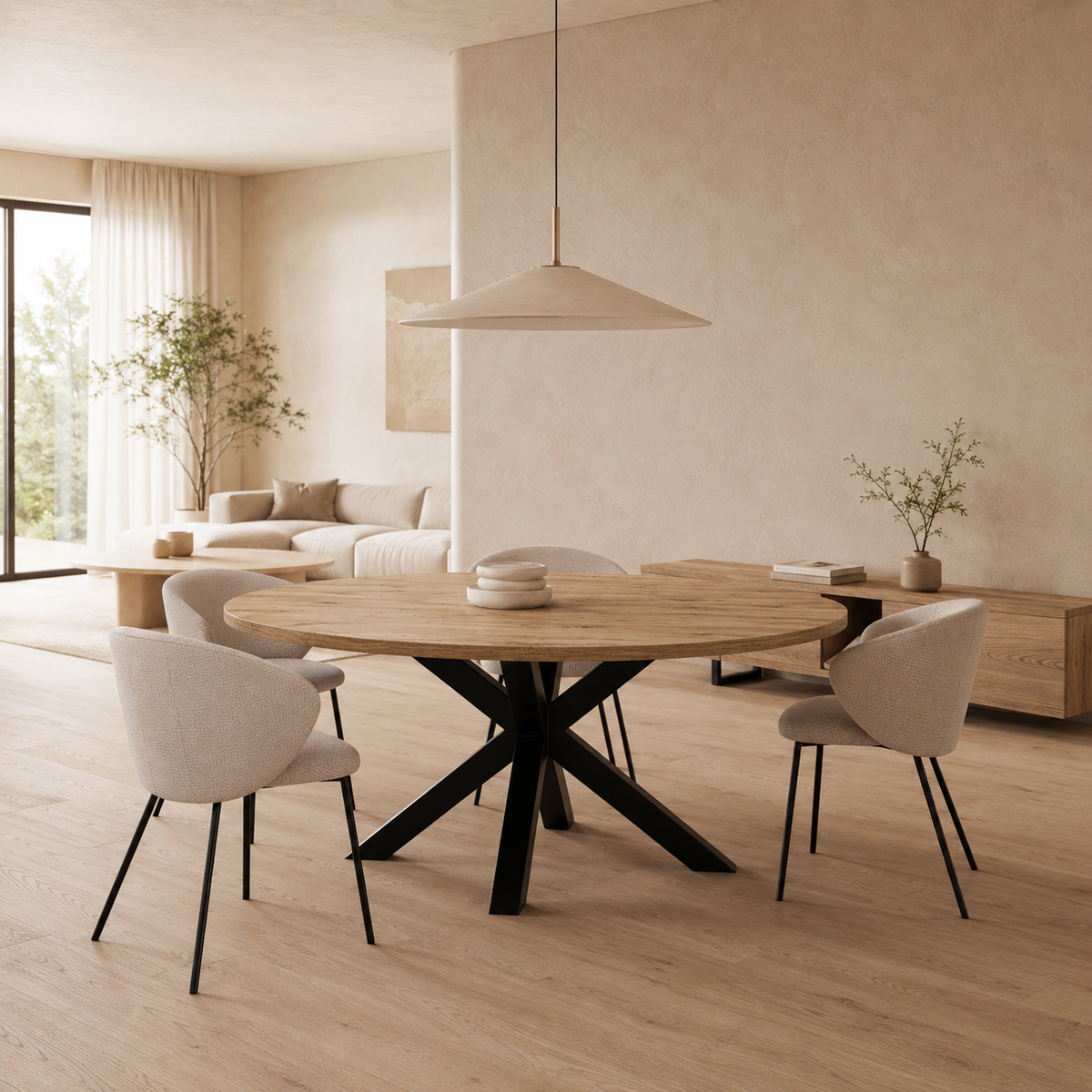 Mesa Calina Ovalada 200x100