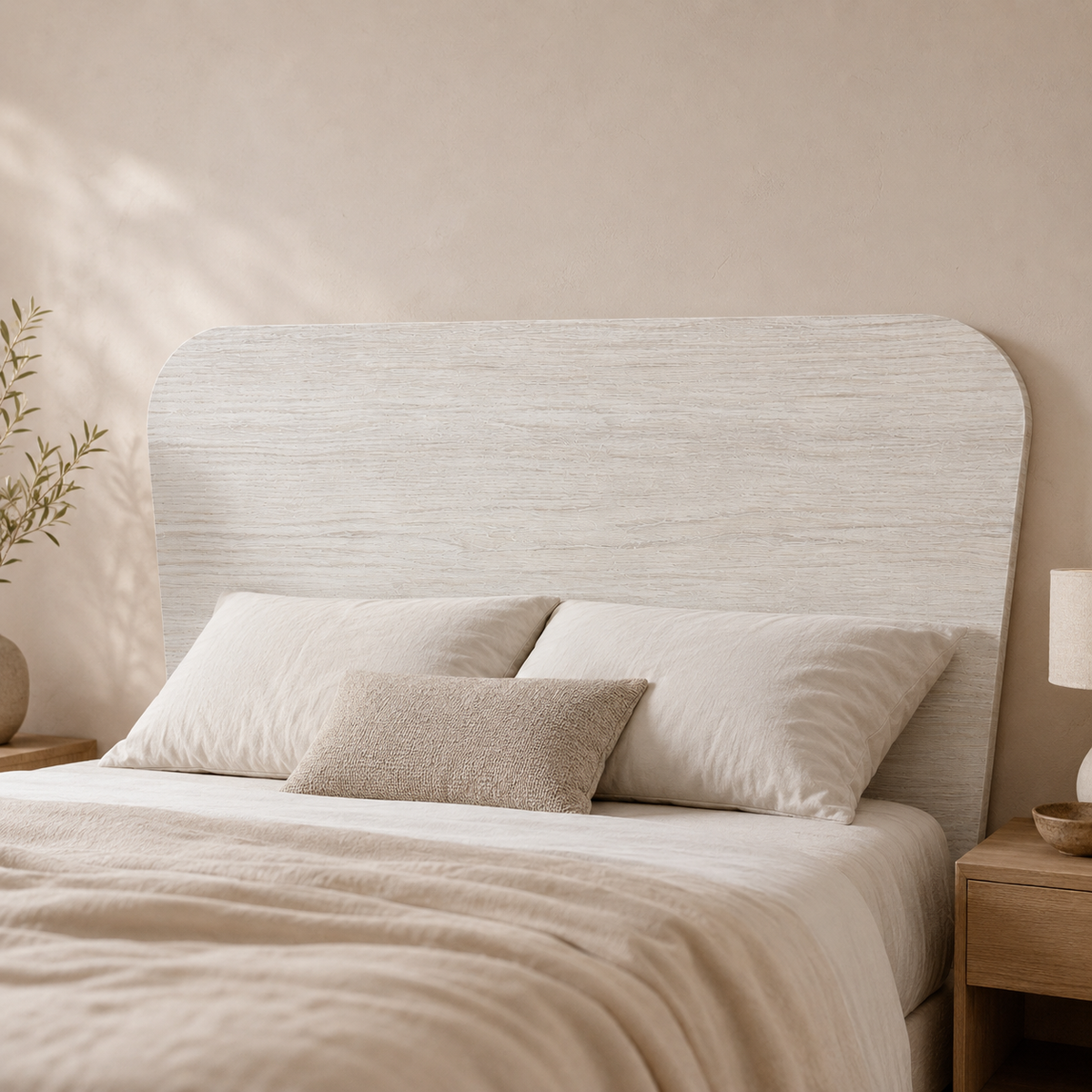 GENUINE WOOD HEADBOARD 135 cm